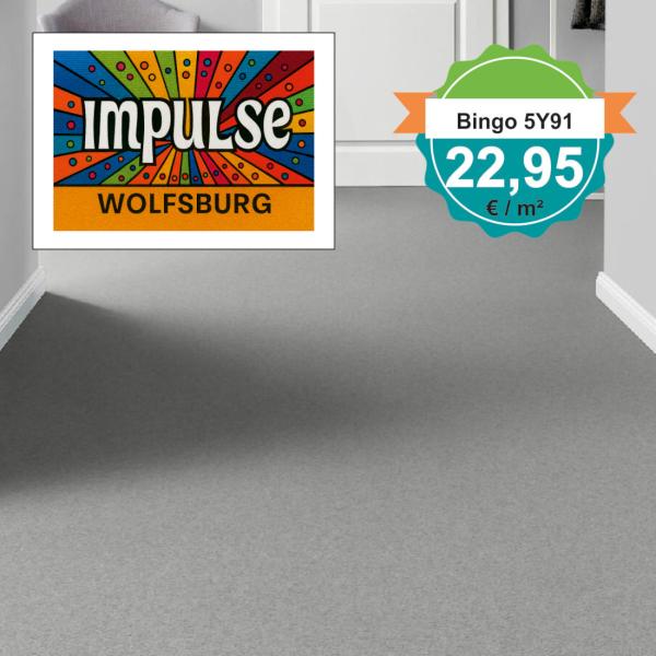 Vorwerk Bingo Teppichboden 5Y91 im Wohnraum – Raumbild mit Möbeln und Dekoration